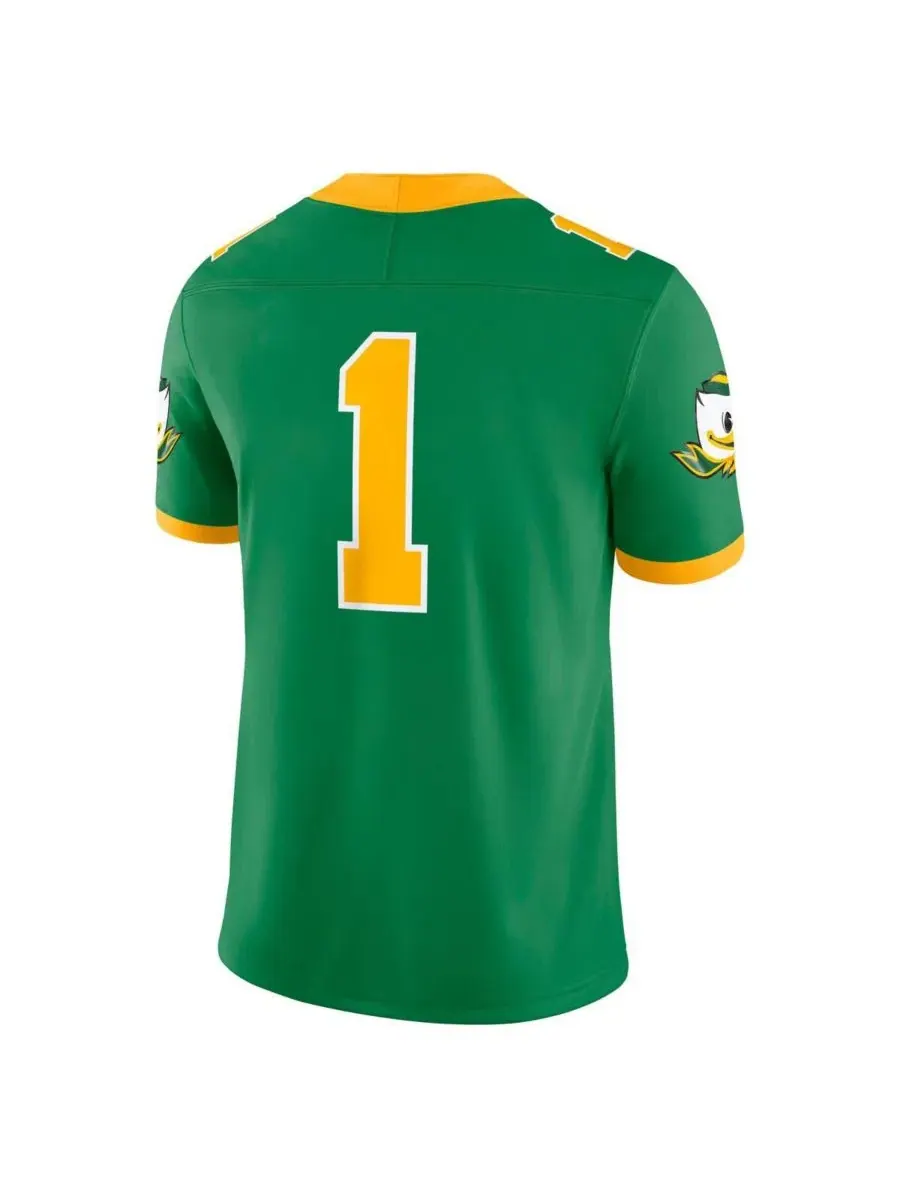 Мужская футболка Nike Oregon Ducks Alternate Game Jersey — изображение 3 из 3, зеленый