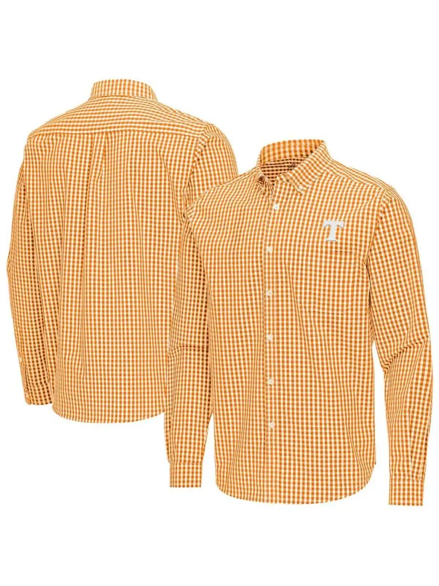 Рубашка-поло с длинным рукавом Ellis Tri-Blend Tennessee Volunteers Antigua — изображение 1 из 3, оранжевый
