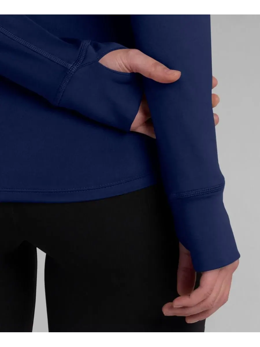 Женская толстовка с четверть-застежкой Elements Raglan Tri-Blend Fanatics — изображение 5 из 5, темно-синий
