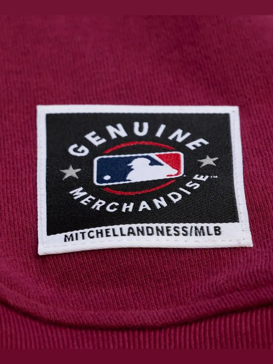 Свитшот Script Philadelphia Phillies Mitchell & Ness — изображение 2 из 4, бордовый