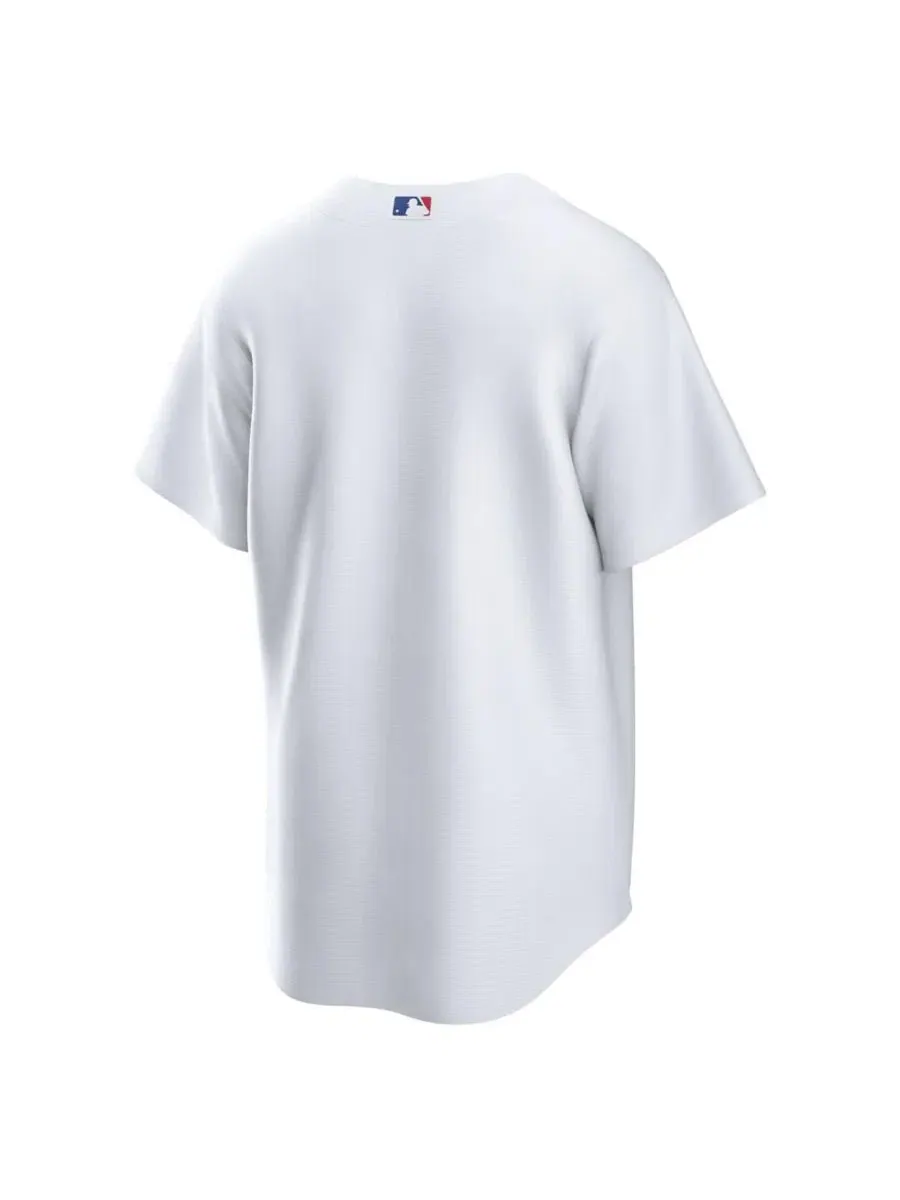 Мужская бейсбольная джерси Los Angeles Dodgers Home Replica Nike — изображение 5 из 5, белый