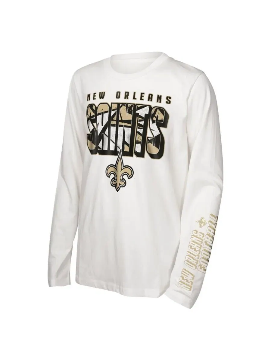 Комплект футболок с принтом New Orleans Saints In the Mix Outerstuff — изображение 2 из 3, нет цвета