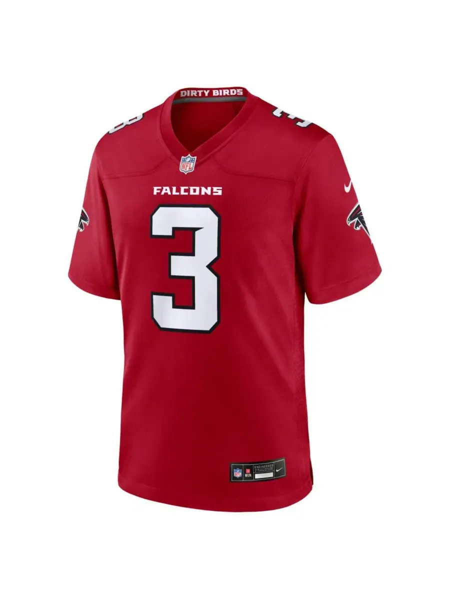 Игровая футболка Nike Jessie Bates III Red Atlanta Falcons — изображение 2 из 5, красный