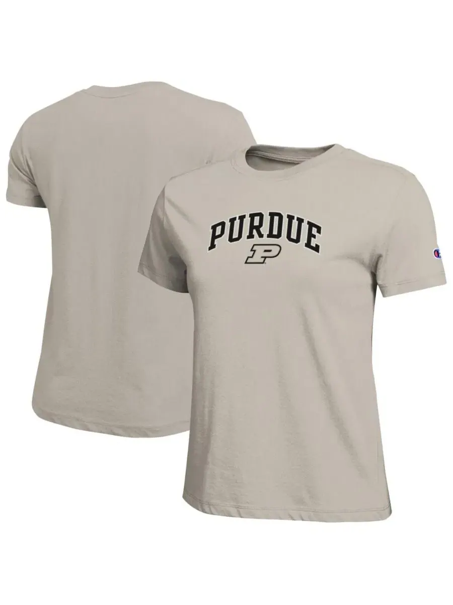 Футболка с принтом Purdue Boilermakers Arched Over Logo Champion — изображение 1 из 3, золото