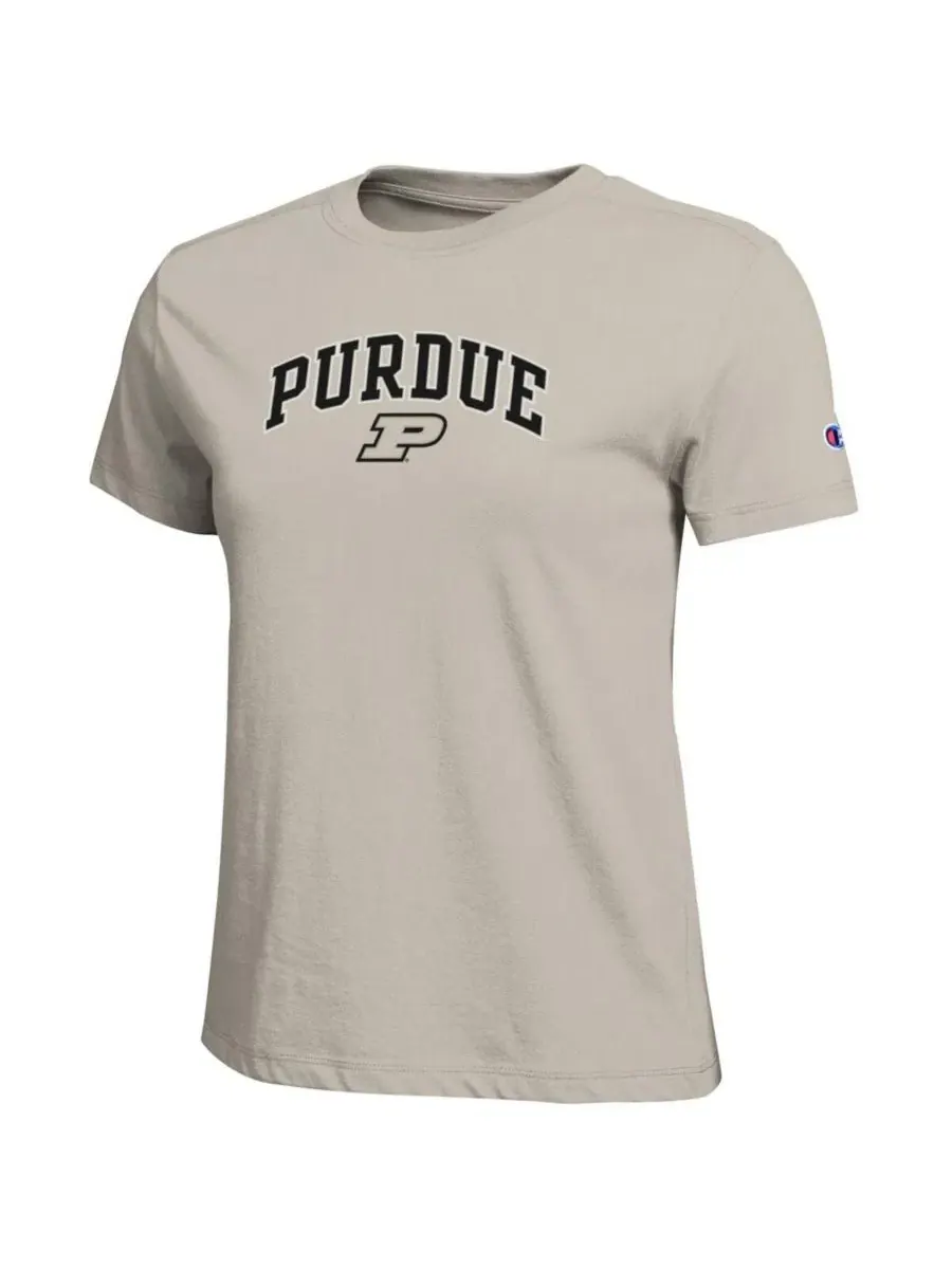 Футболка с принтом Purdue Boilermakers Arched Over Logo Champion — изображение 2 из 3, золото