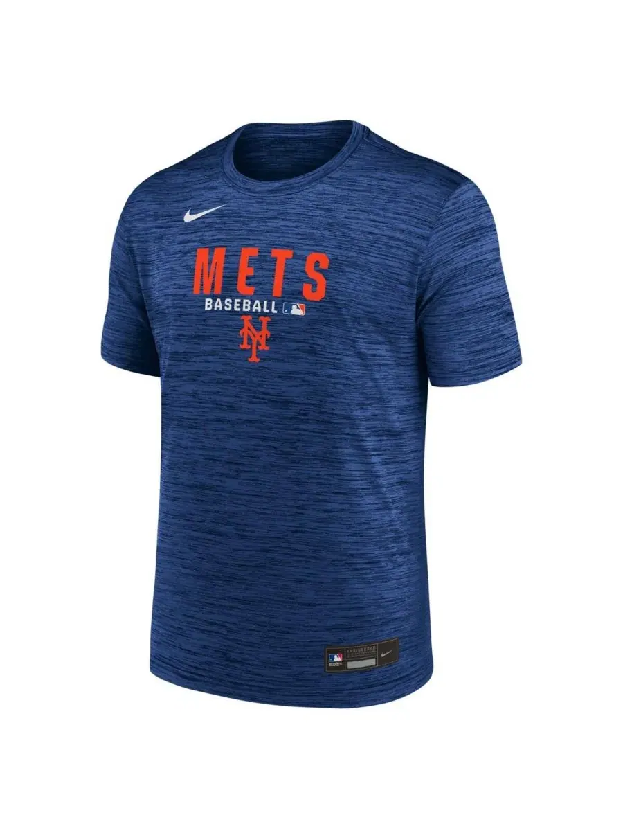 Футболка Nike с принтом New York Mets — изображение 2 из 4, королевский