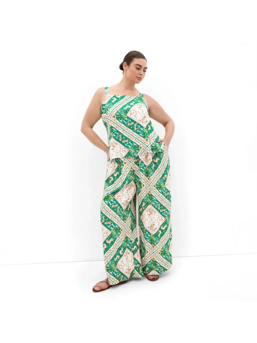 Блузка с принтом Prairie Jayla CITY CHIC, Prairie Scarf — изображение 3 из 5