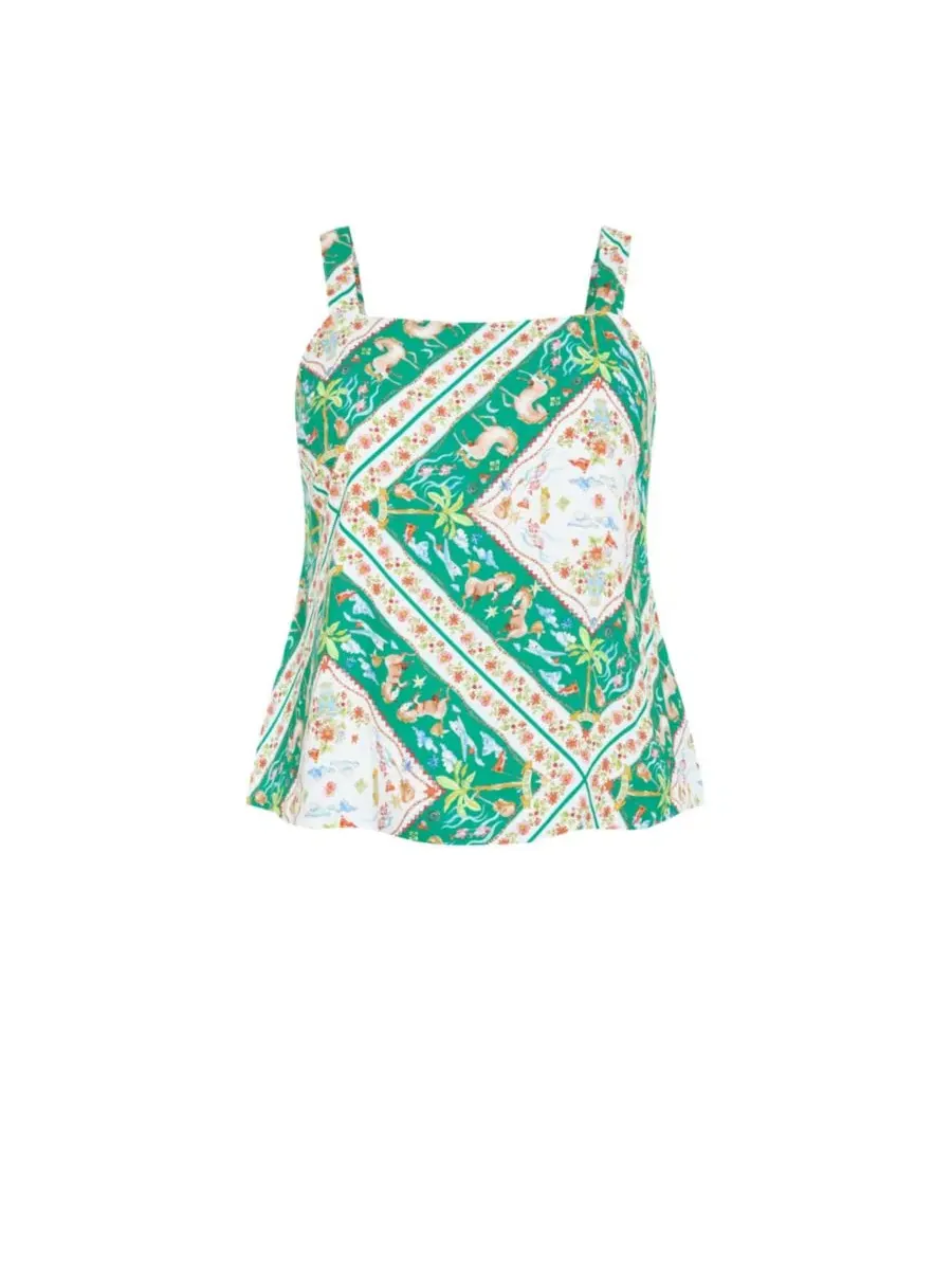 Блузка с принтом Prairie Jayla CITY CHIC, Prairie Scarf — изображение 4 из 5