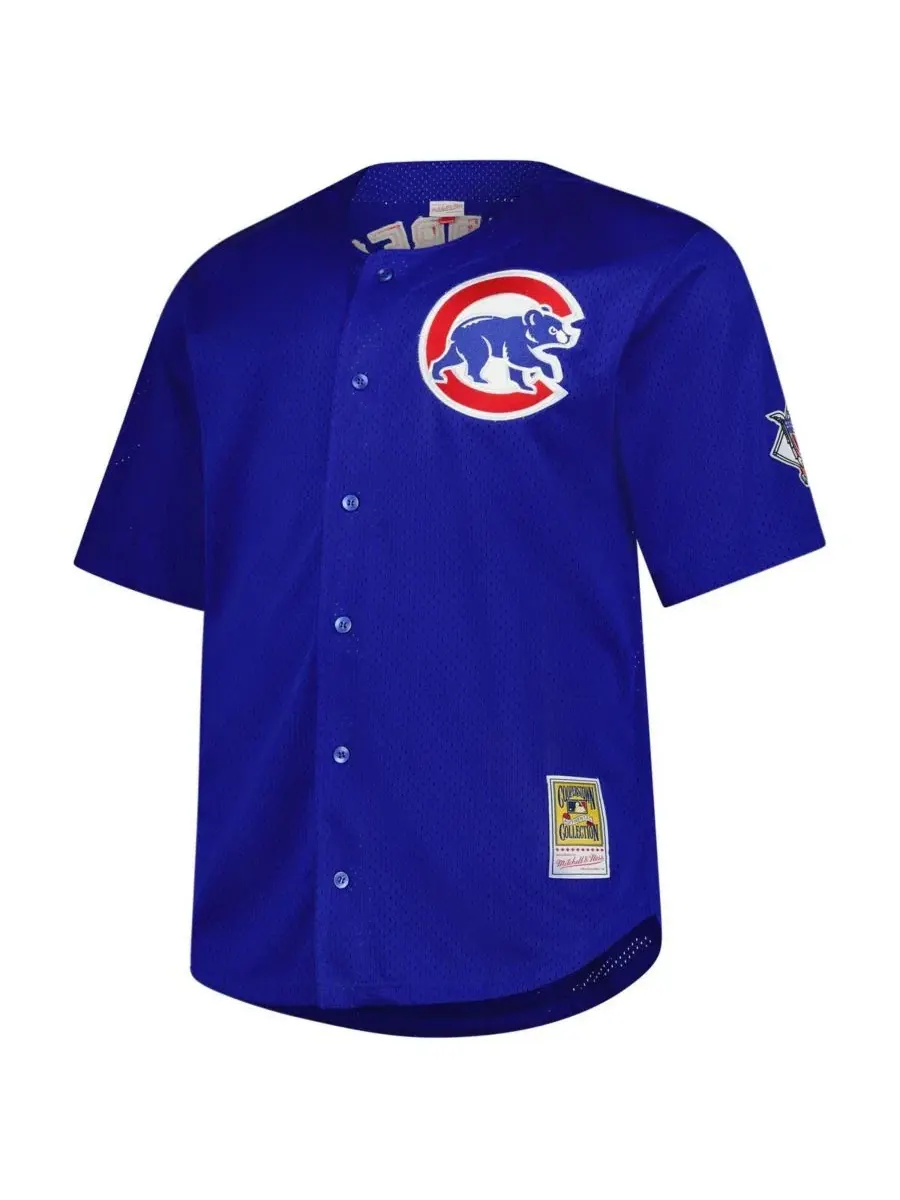 Бейсбольная джерси с длинным рукавом Ryne Sandberg Mitchell & Ness — изображение 2 из 3, королевский