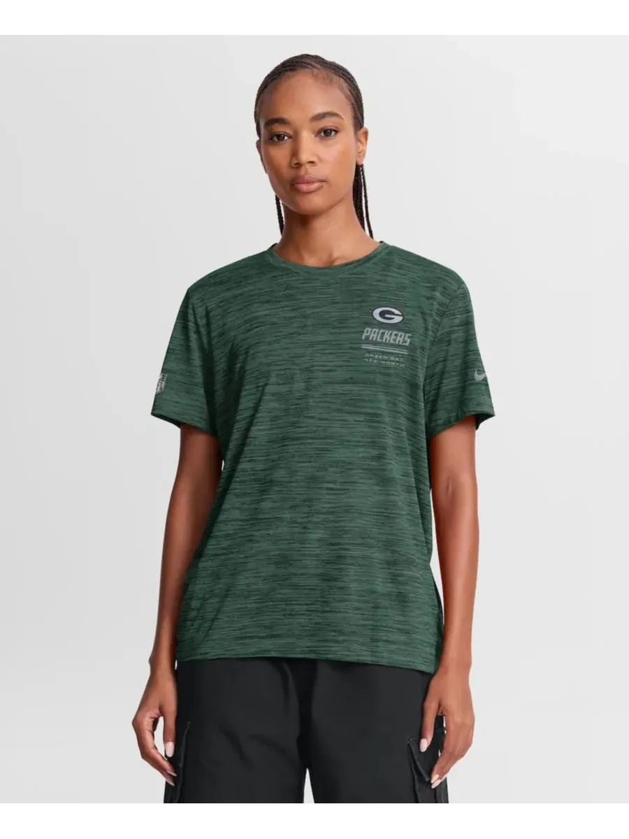Футболка с длинным рукавом Nike Sideline Velocity Dri-FIT — изображение 1 из 5, зеленый