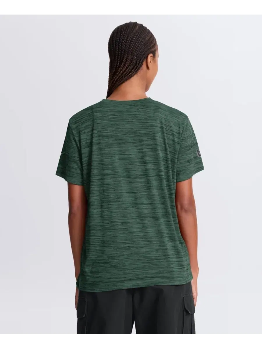Футболка с длинным рукавом Nike Sideline Velocity Dri-FIT — изображение 4 из 5, зеленый