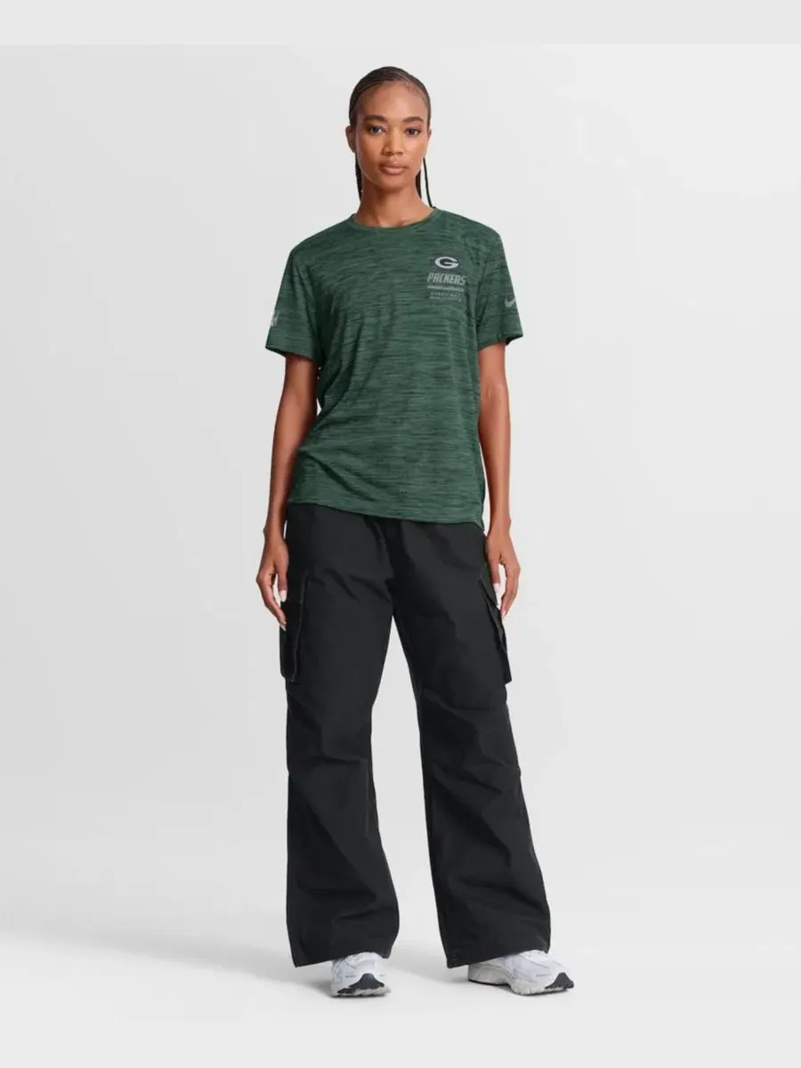 Футболка с длинным рукавом Nike Sideline Velocity Dri-FIT — изображение 5 из 5, зеленый