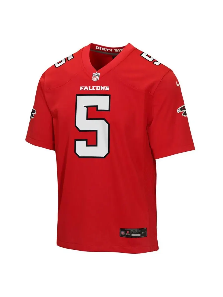 Детская футболка Nike Drake London Red Atlanta Falcons Game Jersey — изображение 2 из 3, красный
