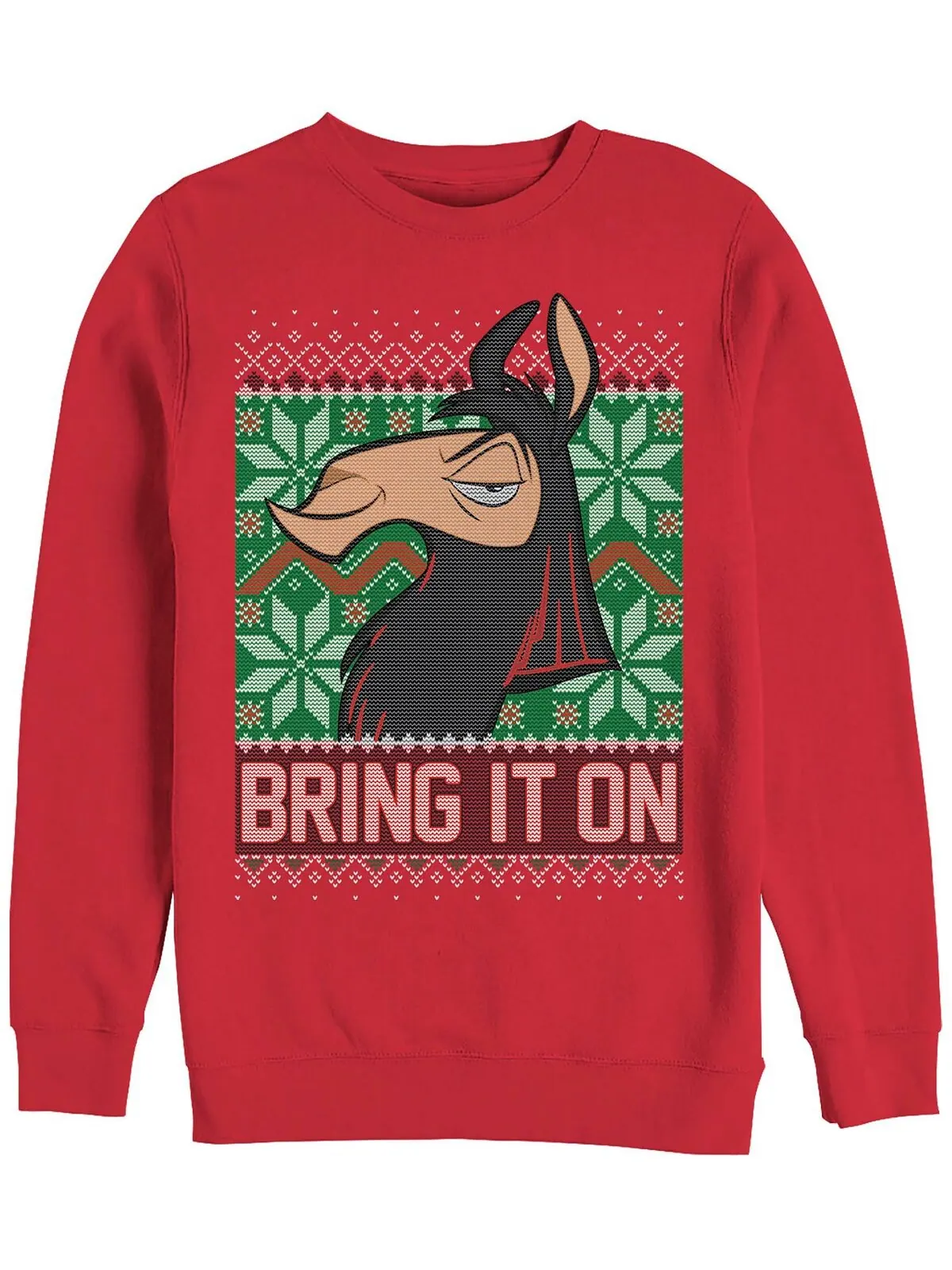 Мужская толстовка the emperor's new groove bring on holidays Fifth Sun — изображение 1 из 1, красный