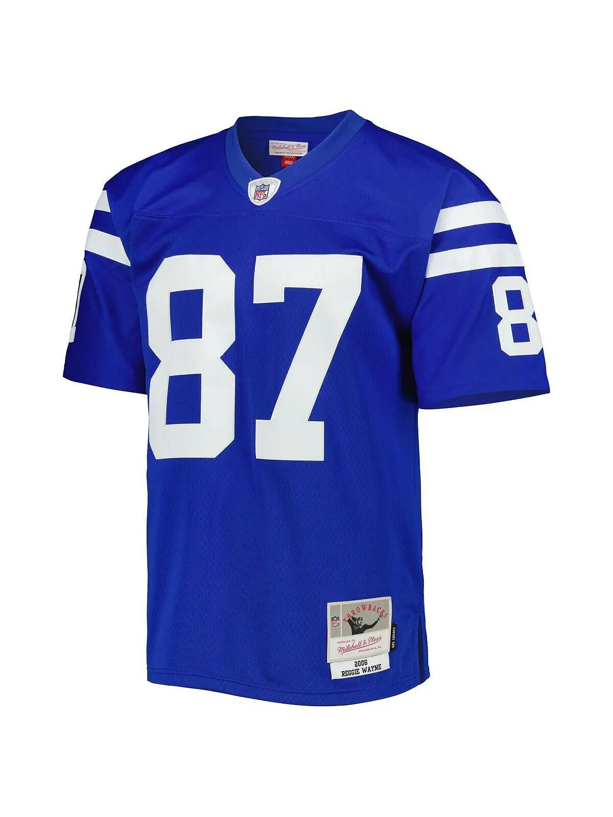 Мужская копия джерси reggie wayne royal indianapolis colts 2006 legacy Mitchell & Ness — изображение 3 из 3, королевский