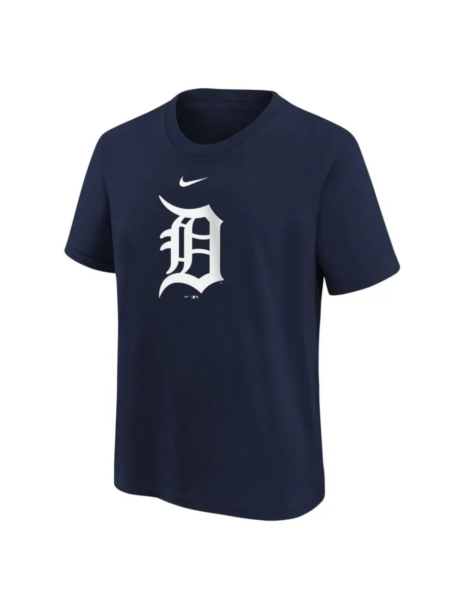 Футболка с принтом Detroit Tigers Nike — изображение 3 из 3, темно-синий