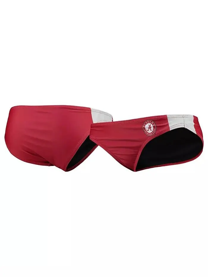 Женские плавки бикини Crimson Alabama Crimson Tide с надписью Foco — изображение 1 из 3
