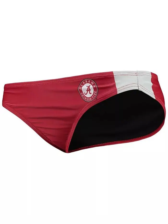 Женские плавки бикини Crimson Alabama Crimson Tide с надписью Foco — изображение 3 из 3