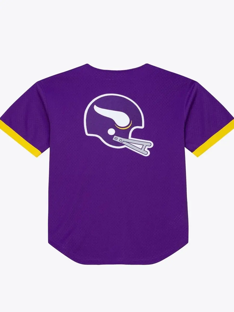 Футболка Mitchell & Ness с принтом — изображение 5 из 5, фиолетовый