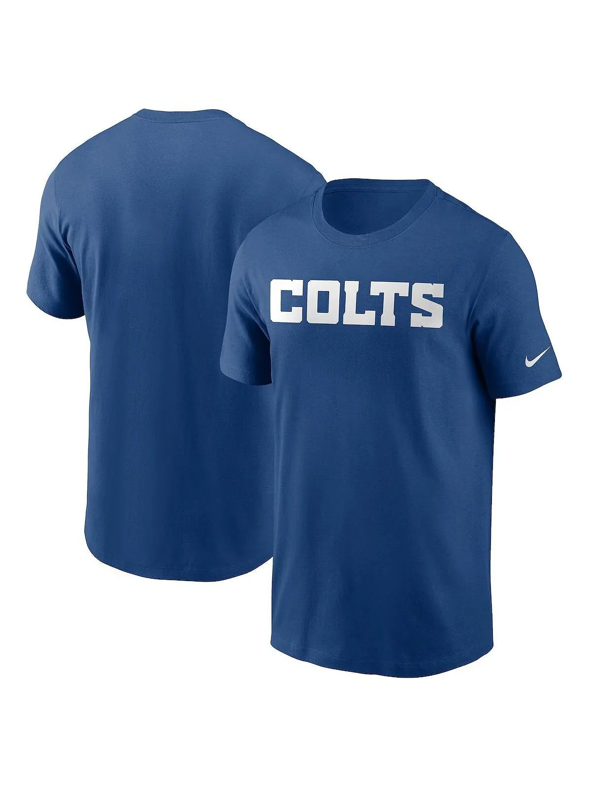 Мужская футболка с надписью Royal Indianapolis Colts Team Nike — изображение 1 из 3, королевский