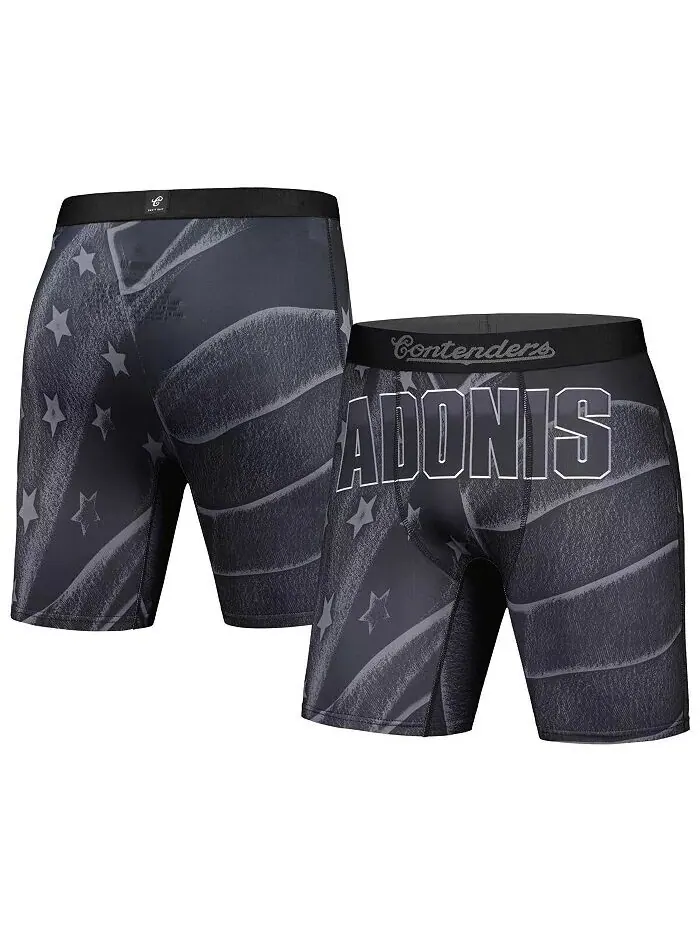 Мужские боксеры с флагом Creed III Adonis Black Creed III Contenders Clothing — изображение 1 из 3