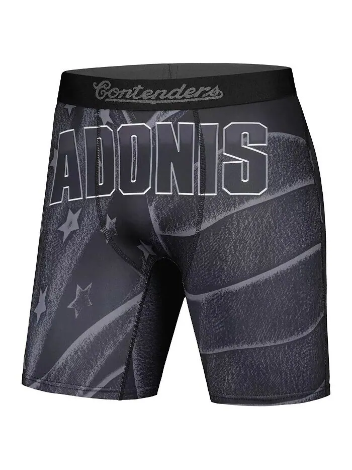 Мужские боксеры с флагом Creed III Adonis Black Creed III Contenders Clothing — изображение 2 из 3