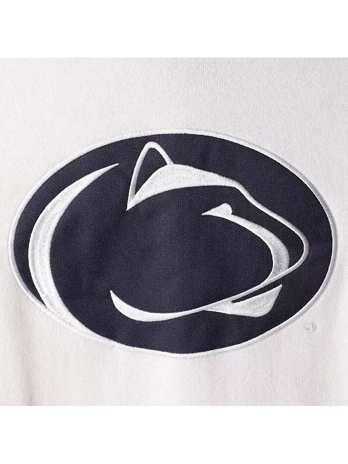 Женская белая толстовка с капюшоном Penn State Nittany Lions Team Big Logo Stadium Athletic — изображение 3 из 4