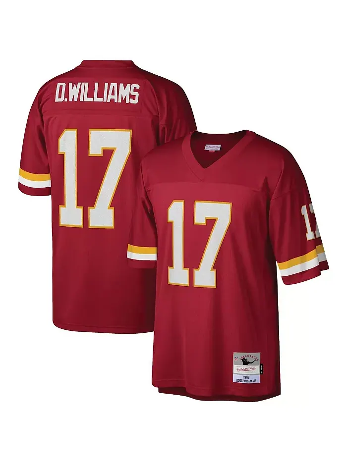 Мужская реплика джерси Doug Williams в бордовом цвете Washington Football Team Legacy Mitchell & — изображение 1 из 3
