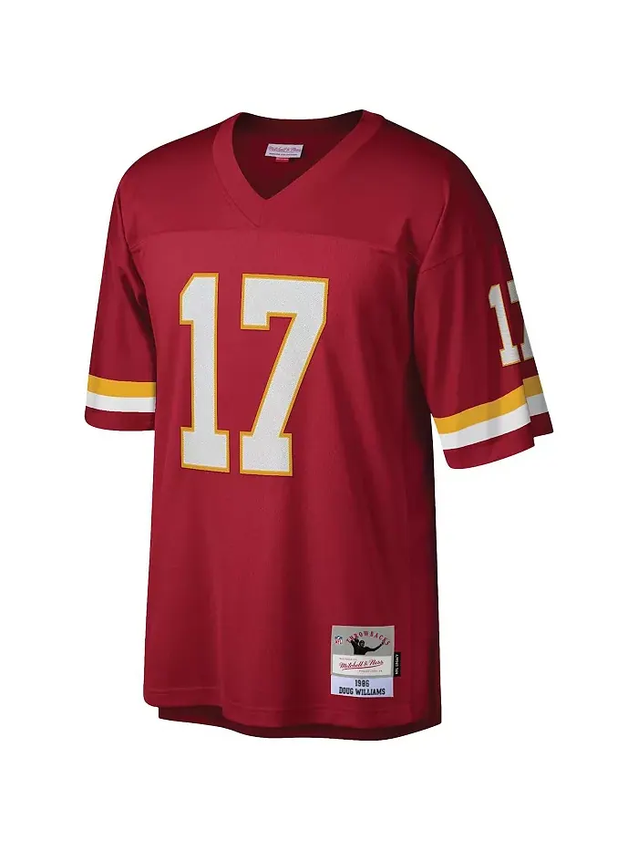 Мужская реплика джерси Doug Williams в бордовом цвете Washington Football Team Legacy Mitchell & — изображение 2 из 3