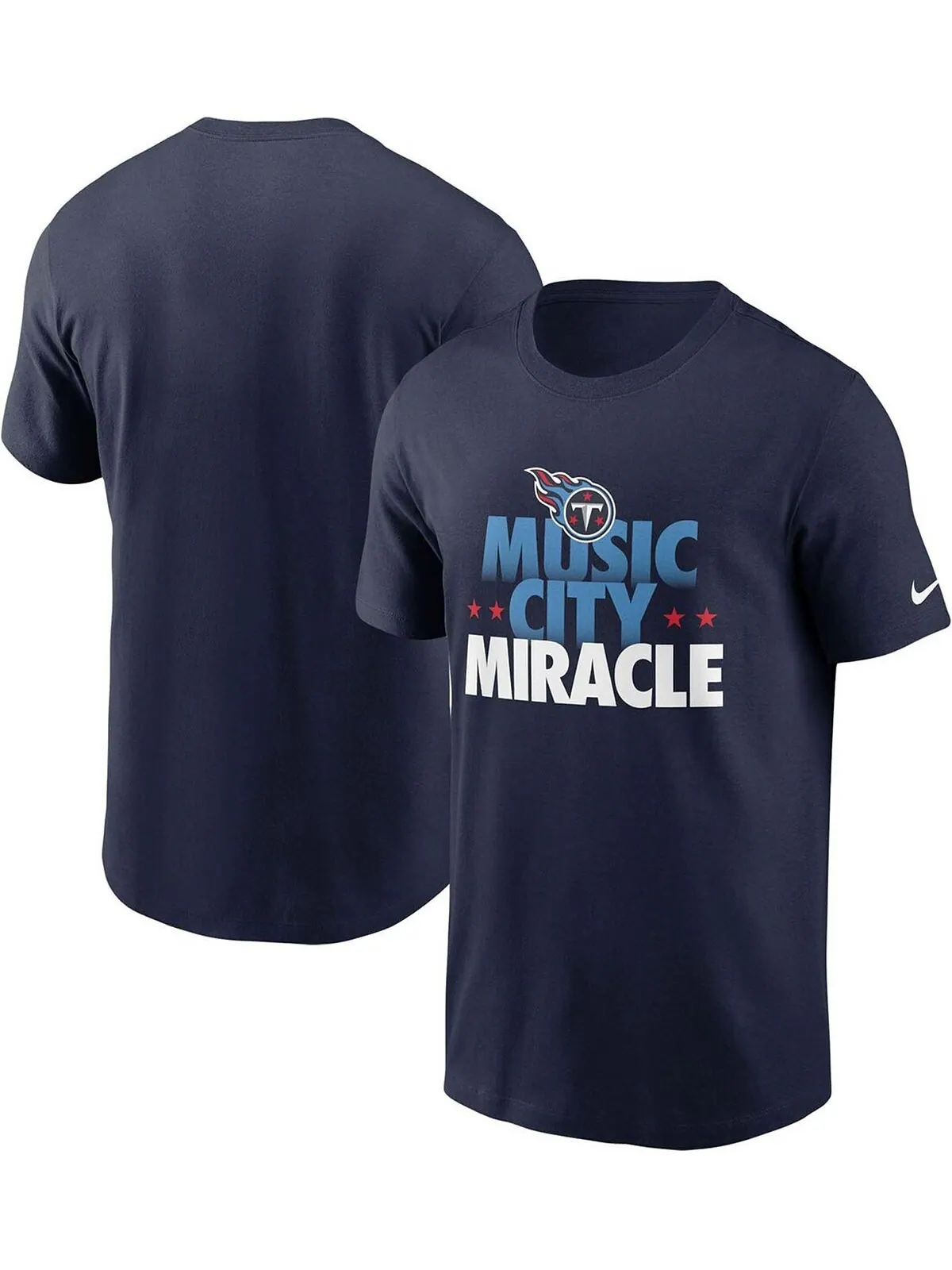 Мужская темно-синяя футболка tennessee titans hometown collection music city Nike — изображение 1 из 3, темно-синий