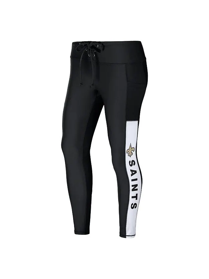 Женские черные леггинсы New Orleans Saints WEAR by Erin Andrews — изображение 3 из 3, черный