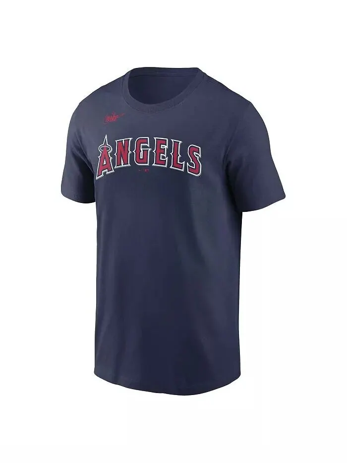 Мужская футболка Bo Jackson Navy California Angels Cooperstown Collection с именем и номером Nike — изображение 3 из 3