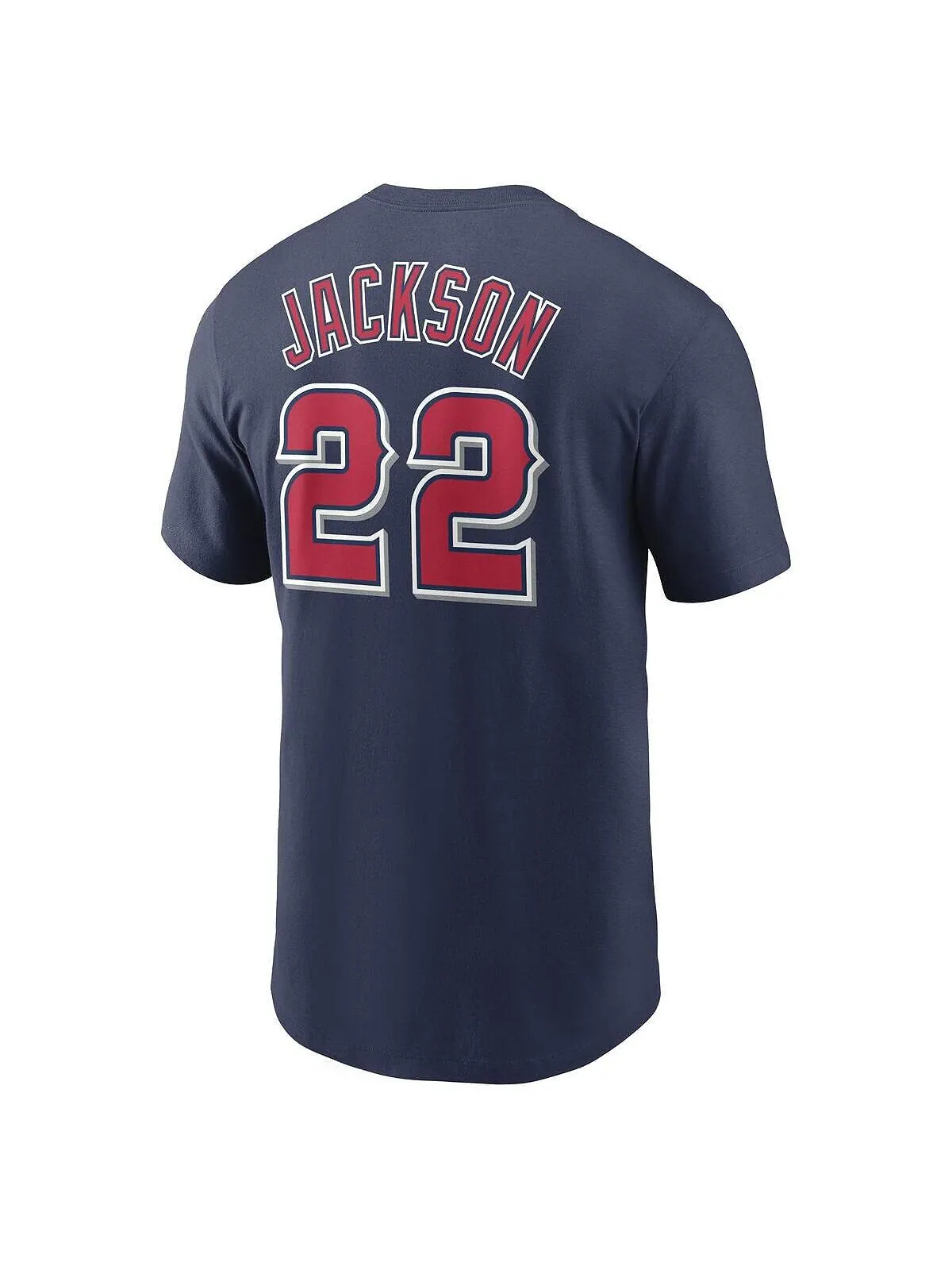 Мужская футболка Bo Jackson Navy California Angels Cooperstown Collection с именем и номером Nike — изображение 2 из 3