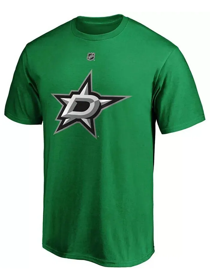 Мужская футболка с именем и номером игрока Joe Pavelski Kelly Green Dallas Stars Player Fanatics — изображение 2 из 3