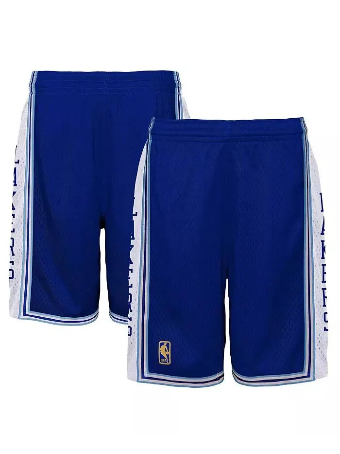 Шорты Swingman от Big Boys Royal Los Angeles Lakers Hardwood Classics Mitchell & Ness — изображение 1 из 4