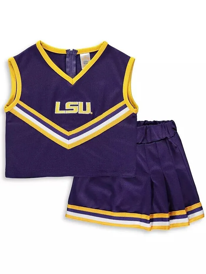 Комплект из двух предметов поддержки Big Girls Purple LSU Tigers Little King Apparel
