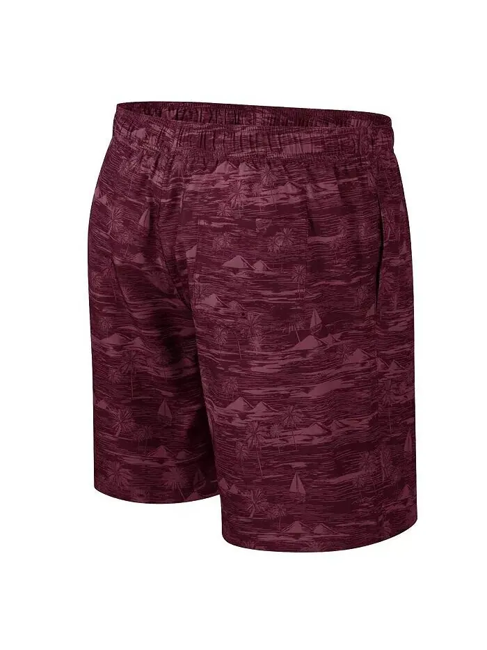 Мужские шорты для плавания Maroon Montana Grizzlies Ozark Colosseum — изображение 3 из 3