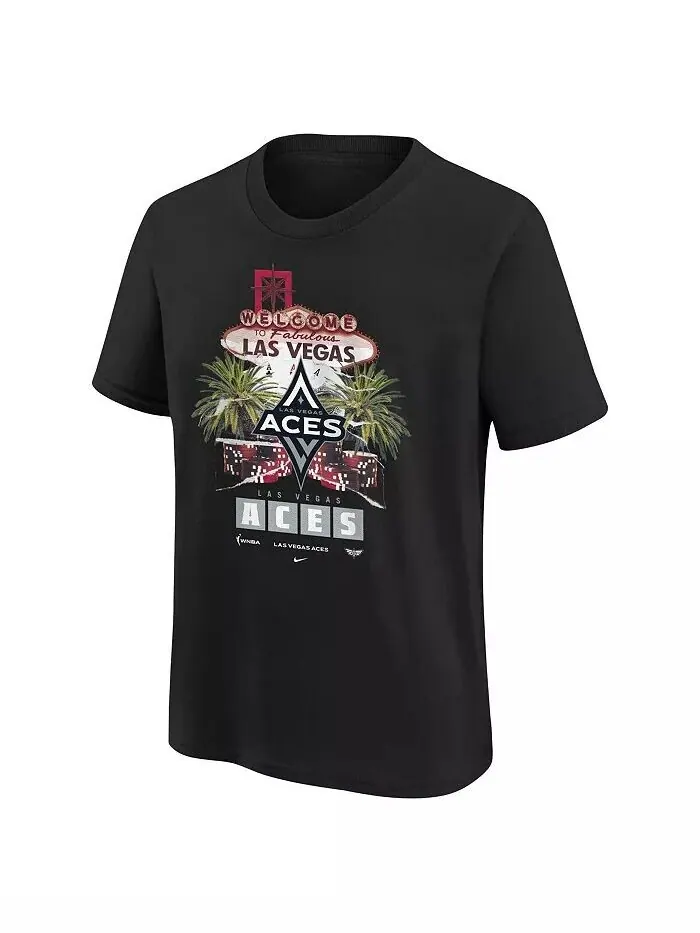 Футболка Black Las Vegas Aces Original Content Max90 для больших мальчиков и девочек Nike — изображение 3 из 3