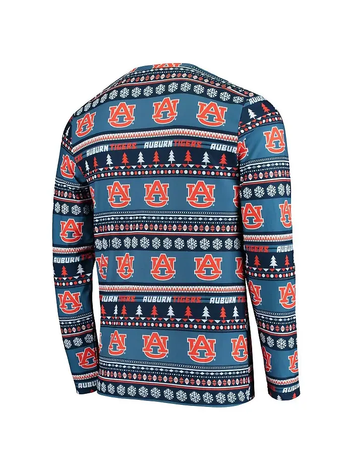Мужской комплект из трикотажного свитера с длинным рукавом и брюк "Ugly Sweater" Auburn Tigers в — изображение 3 из 4