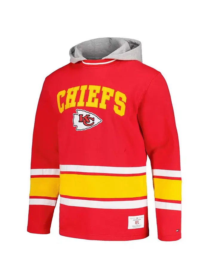 Мужская модная толстовка с капюшоном Kansas City Chiefs Ivan красного цвета Tommy Hilfiger — изображение 3 из 3