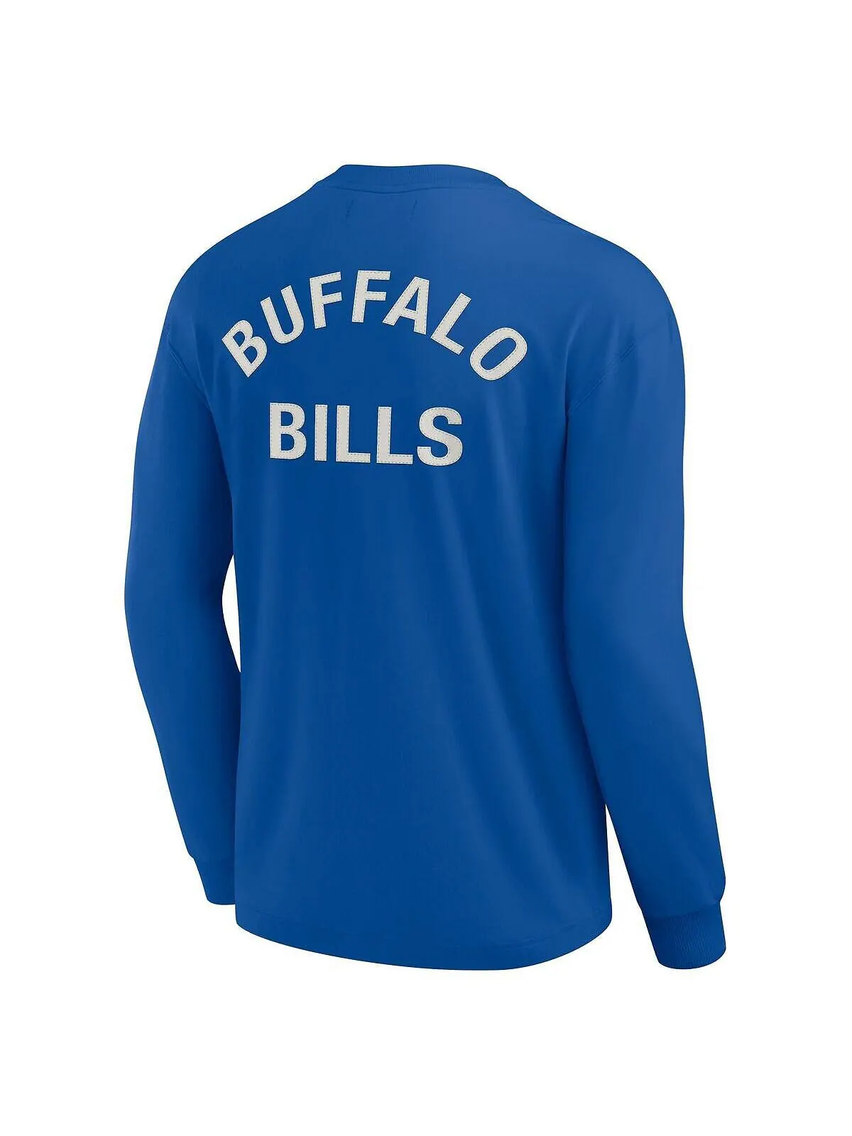 Супермягкая футболка с длинными рукавами Royal Buffalo Bills для мужчин и женщин Fanatics Signature — изображение 2 из 3