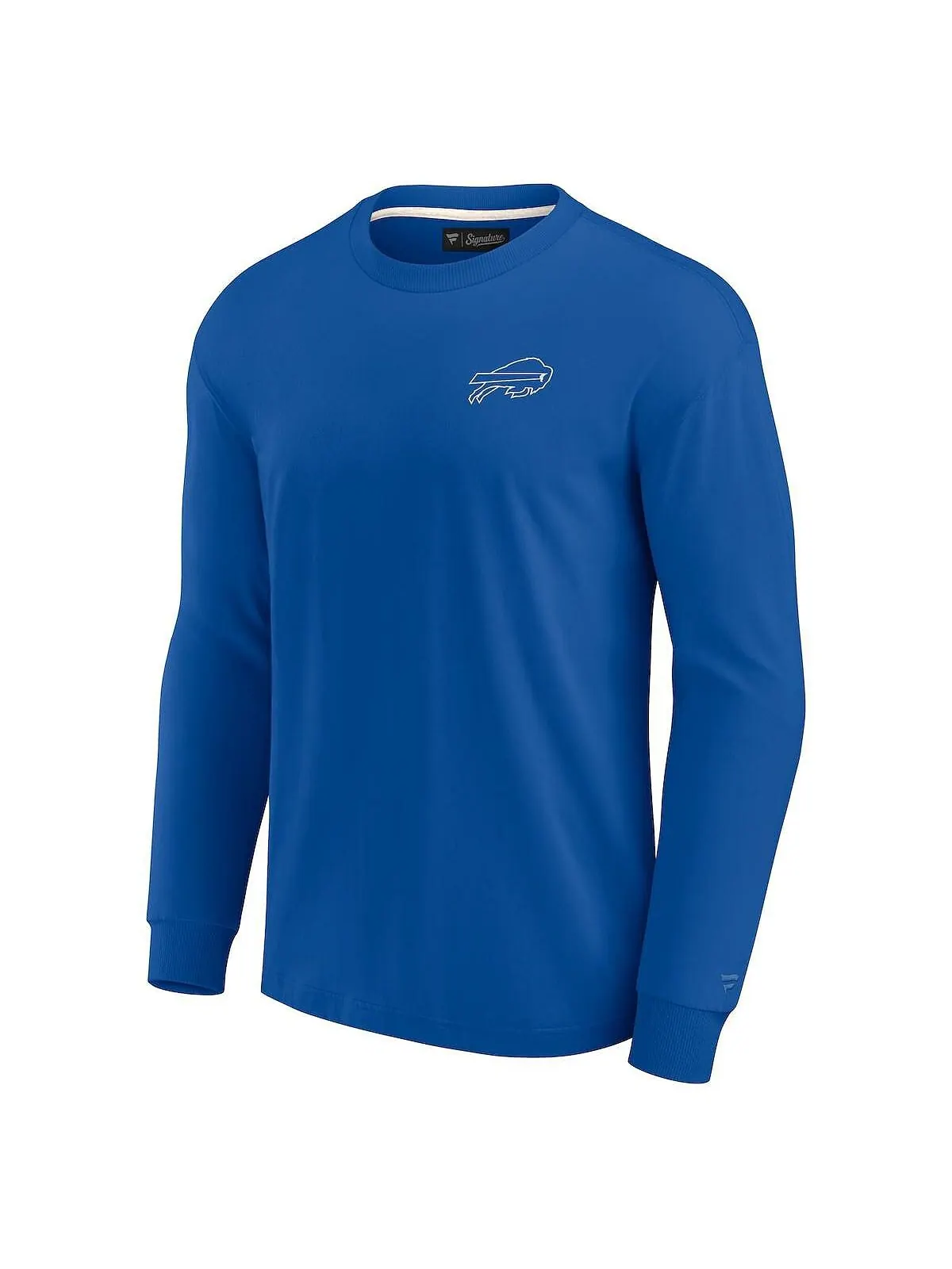 Супермягкая футболка с длинными рукавами Royal Buffalo Bills для мужчин и женщин Fanatics Signature — изображение 3 из 3