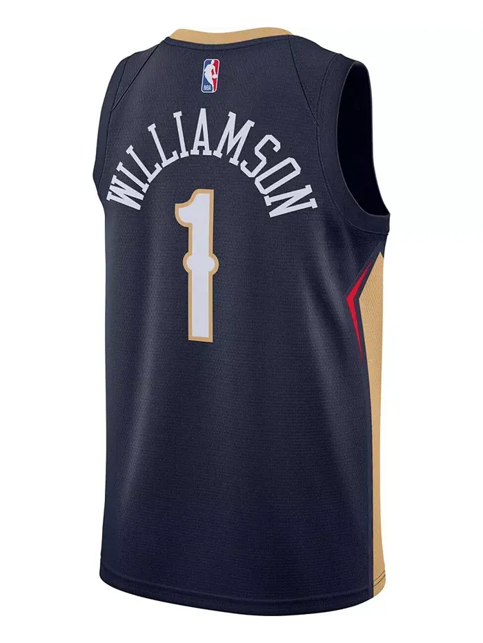 Мужская баскетбольная майка Zion Williamson New Orleans Pelicans 2020/21 Swingman - Icon Edition — изображение 3 из 3