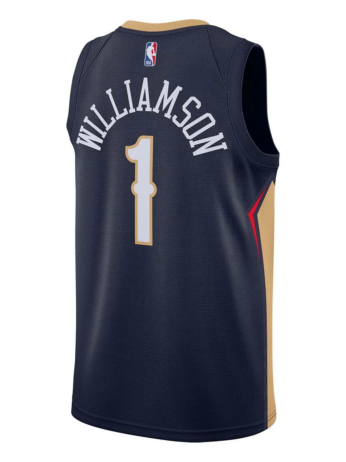 Мужская майка Zion Williamson New Orleans Pelicans 2020/21 Swingman — Icon Edition Nike — изображение 3 из 3, темно-синий