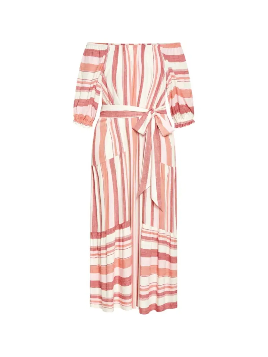 Платье макси с принтом Jemima CITY CHIC, Cosmos Stripe — изображение 3 из 3