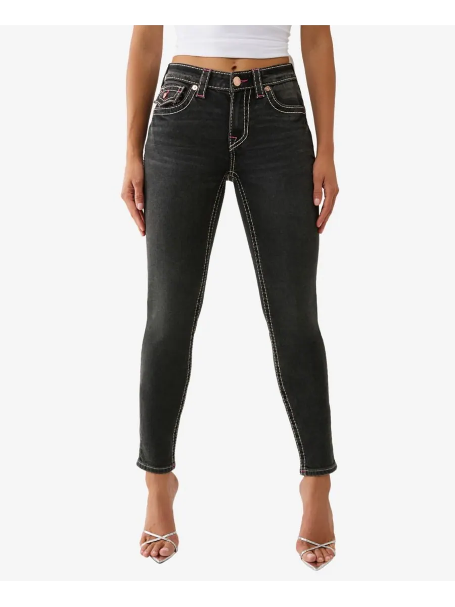 Женские узкие джинсы Jennie Skinny Big T Flap Jeans True Religion, Harmony Night