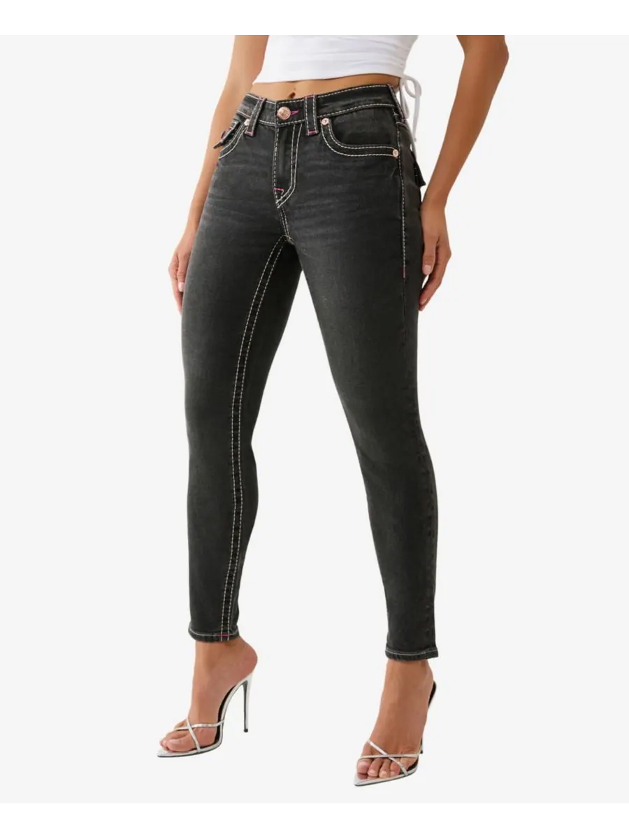 Женские узкие джинсы Jennie Skinny Big T Flap Jeans True Religion, Harmony Night — изображение 2 из 3