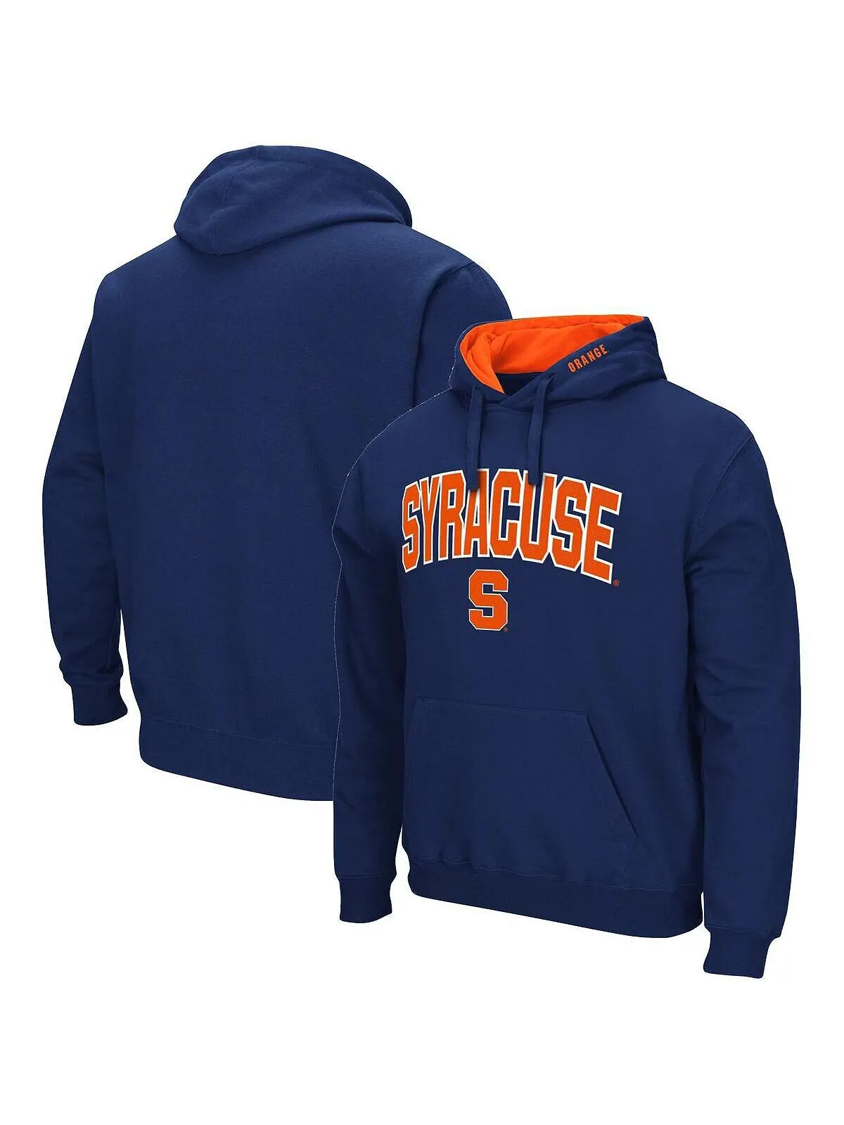 Мужская темно-синяя толстовка с капюшоном syracuse orange arch и logo 3.0 Colosseum — изображение 1 из 3, темно-синий
