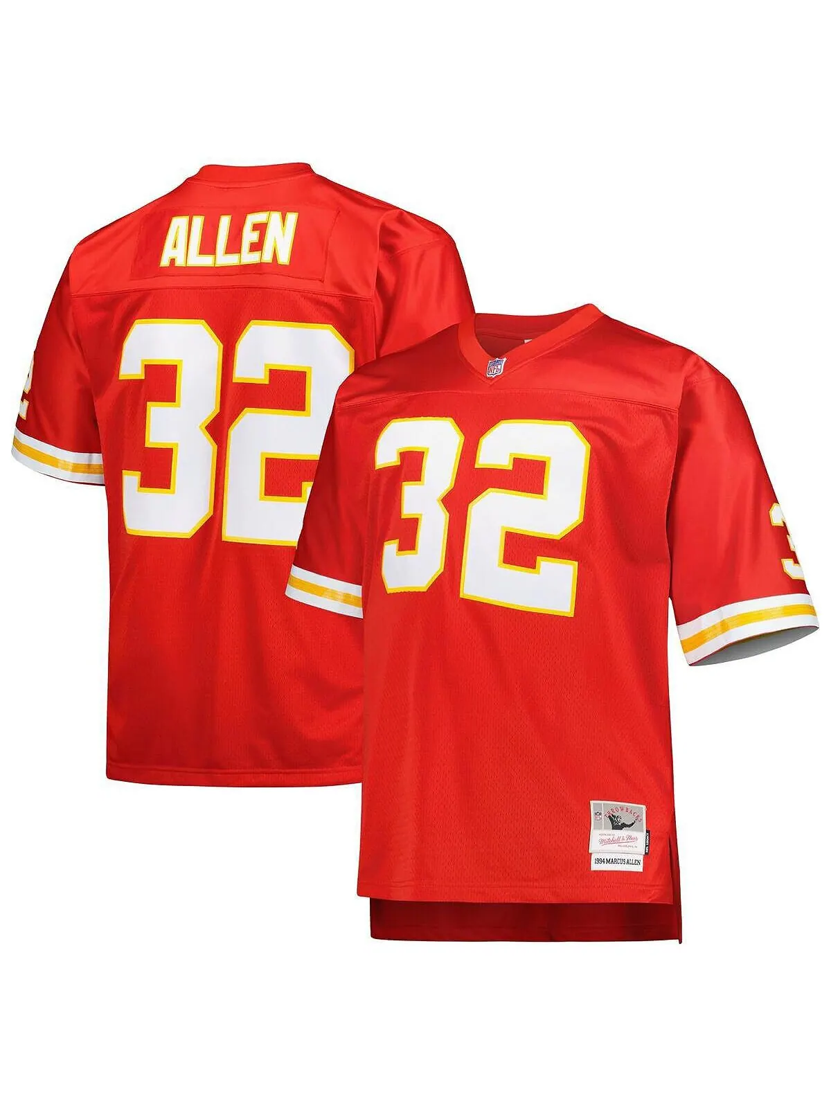 Мужская футболка marcus allen red kansas city chiefs big and tall 1994 года, копия джерси для — изображение 1 из 3, красный