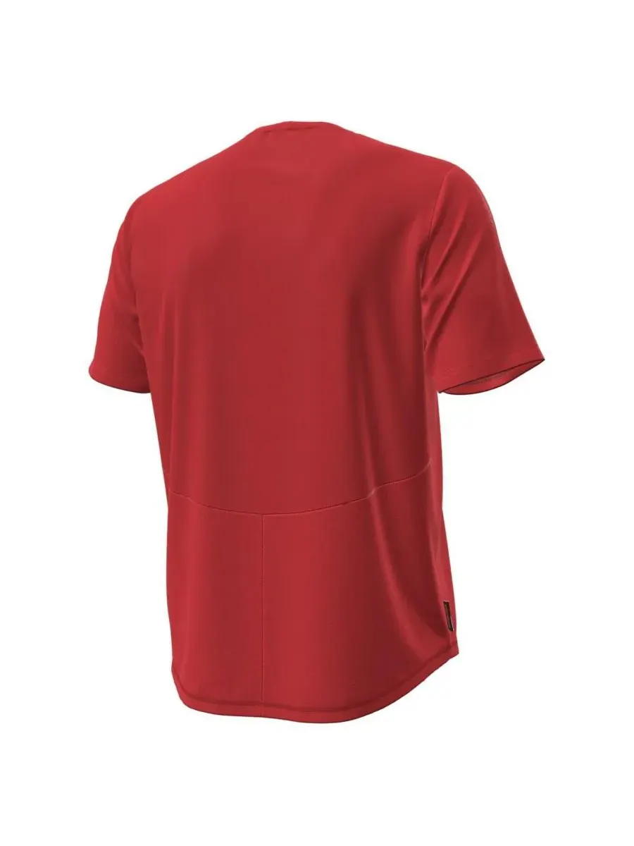 Under Armour Мужская красная футболка Wisconsin Badgers Sideline Knockout — изображение 2 из 3, красный